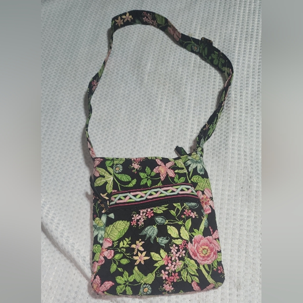 VERA BRADLEY EUC BRADLEY BOTANICAL PRINT CROSSBODY BAG